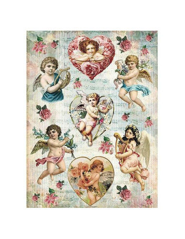 Cadence Rispapir med engle (177) 30x42 cm