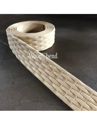 Woodubend træornament Trim/bånd 2 stk TR716 210×3.5cm