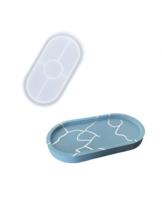 Silikone formfad oval 18cm x 9,5cm 0041