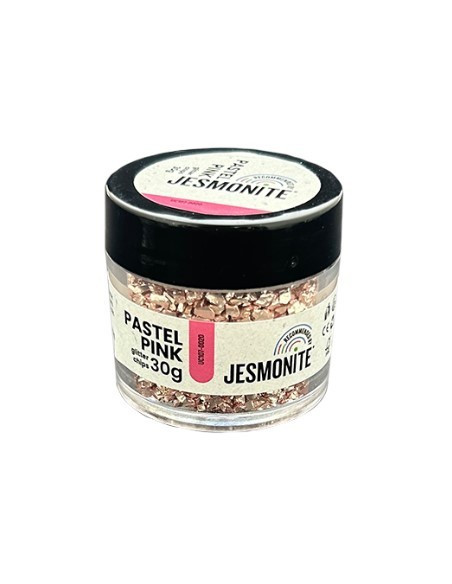 Jesmonite Glitterchips 30g - Pastel Rose