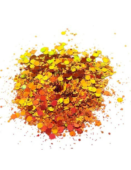 Jesmonite Changerende glitter 15g - Guld 0041