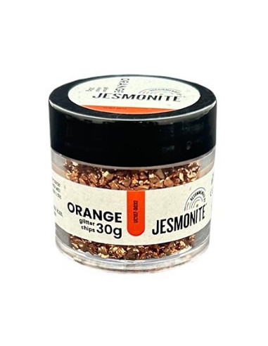 Jesmonite Glitterchips 30g - Orange 0032