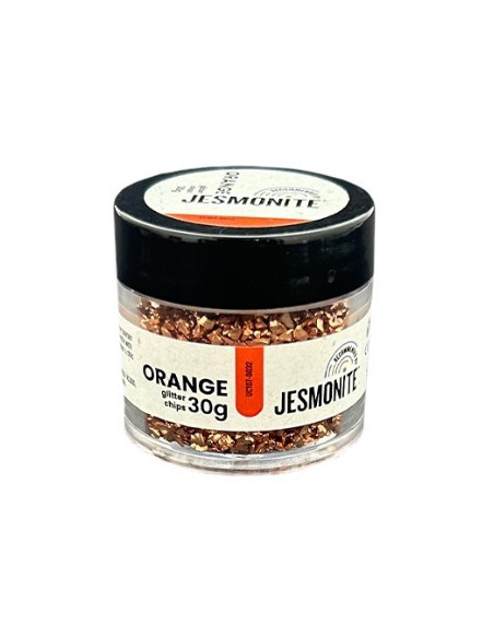 Jesmonite Glitterchips 30g - Orange 0032