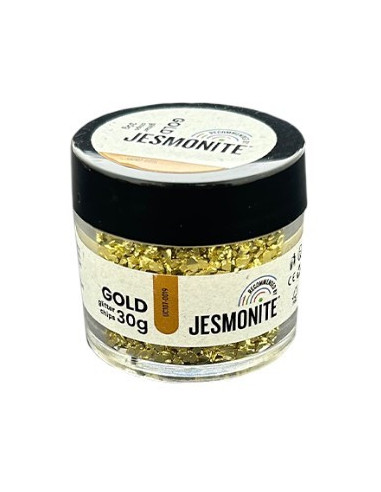 Jesmonite Glitterchips 30g - Guld 0019