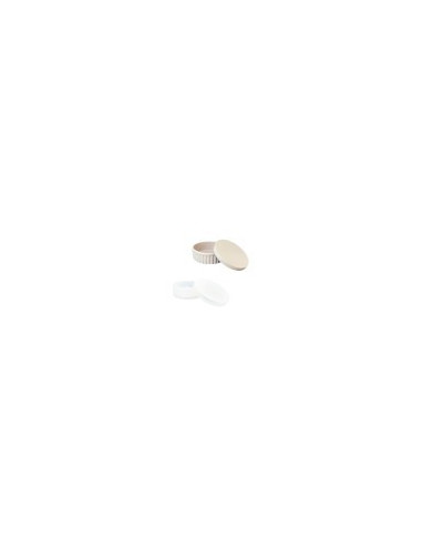 Jesmonite Silikoneform  - Rund opbevaringsboks stabelbar m låg  ø 12cm x 4,5cm 0312