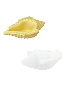 Jesmonite Silikoneform konkylie 17cm x 11cm x 3,5cm 0279