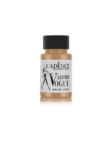 Cadence Vogue Lædermaling Antik Guld 50 ml 03