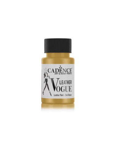 Cadence lædermaling Guld 50 ml 04
