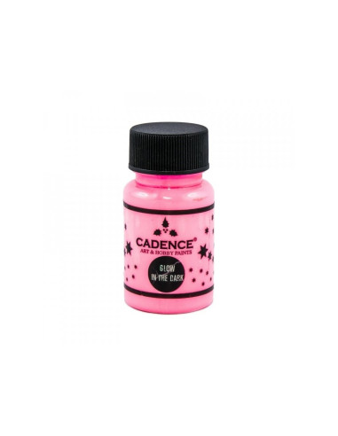 Cadence Glow in the dark Selvlysende Pink 50 ml