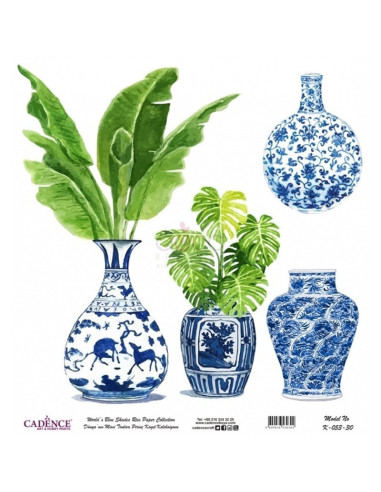 Cadence Rispapir vaser k-053 30x30 cm