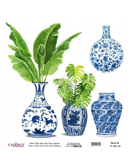 Cadence Rispapirblomster k-053 30x30 cm