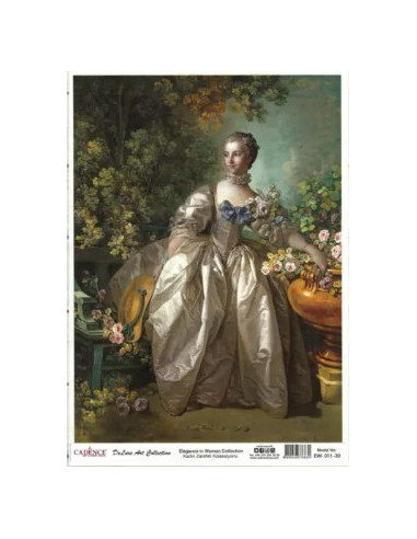 Cadence Rispapir dame EW-11 30x42 cm