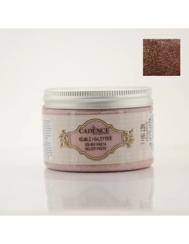 Cadence glitter relief pasta kobber 5897
