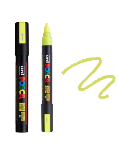 Posca FLOUR Gul 5M 2,5 mm