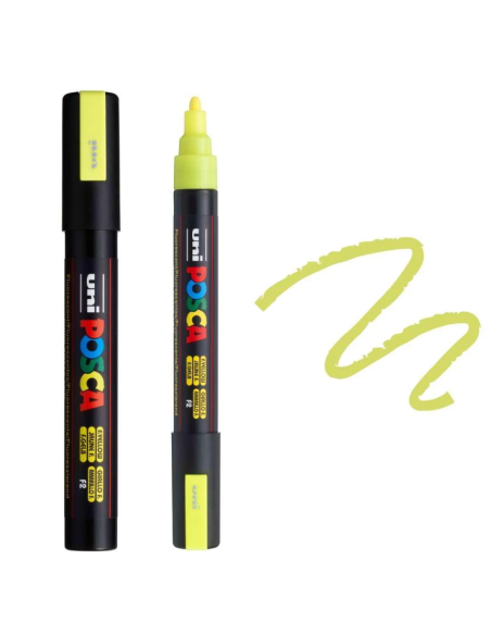 Posca FLOUR Gul 5M 2,5 mm