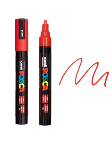 Posca FLOUR rød 5 m 2,5 mm