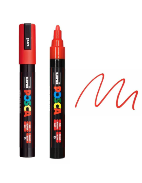 Posca FLOUR rød 5 m 2,5 mm