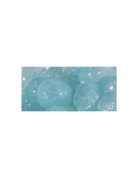 Glasperler / Glasskåret Sart blå 4 mm 100 stk 14200354