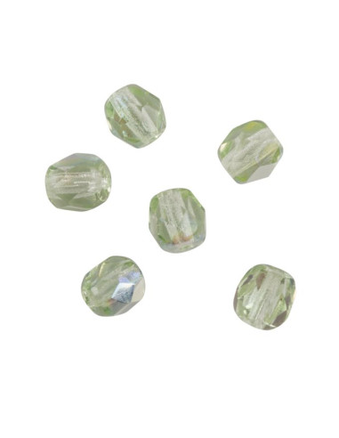 Glasperler / Glasskårne Jaspis lys grøn 4 mm 100 stk 14200835