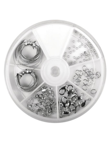 Startsæt med smykketilbehør, sølv 22485