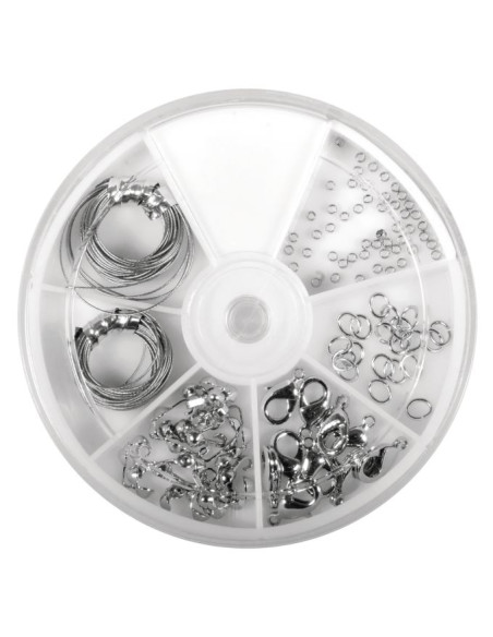 Startsæt med smykketilbehør, sølv 22485