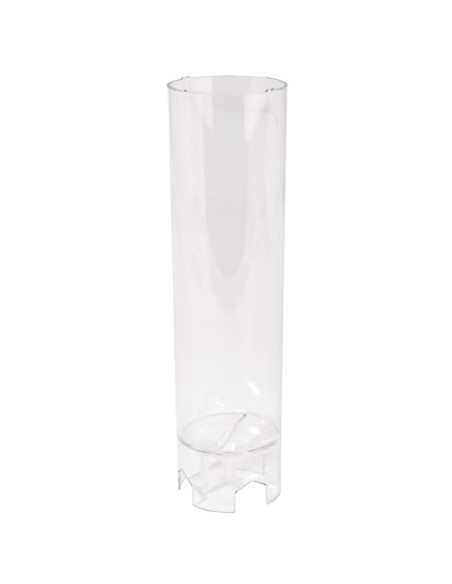 Lys formsklokkespids cylindrisk, 20 cm 31170