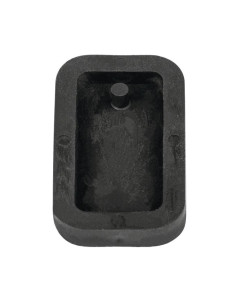 Smykkeform vedhæng rektangel 1,9x3,9cm 36023